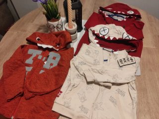 Lote 3 sudaderas infantiles con capucha
