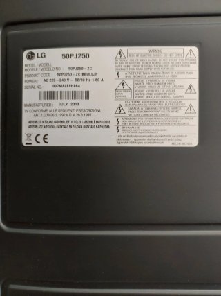TV LG 50 Plasma Alta Definición