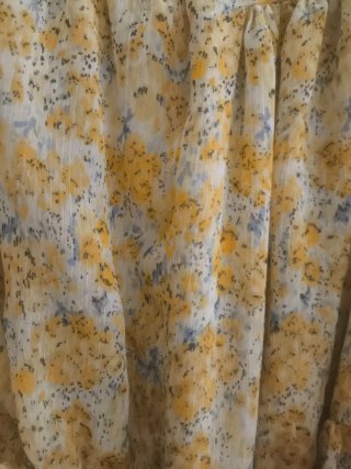 Vestido Verano Floral Amarillo Talla Única