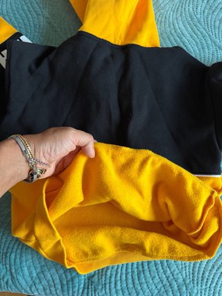 Sudadera Puma niño 7/8 años 128cm negra y amarilla