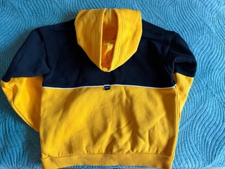 Sudadera Puma niño 7/8 años 128cm negra y amarilla