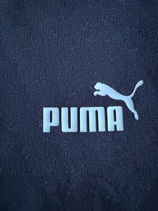 Sudadera Puma niño 7/8 años 128cm negra y amarilla