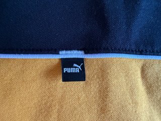 Sudadera Puma niño 7/8 años 128cm negra y amarilla
