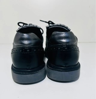 Zapatos Geox Respira negros y gris de piel – T35