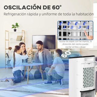 Climatizador evaporativo 3'5 l 3 en 1 humificafor