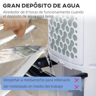 Climatizador evaporativo 3'5 l 3 en 1 humificafor