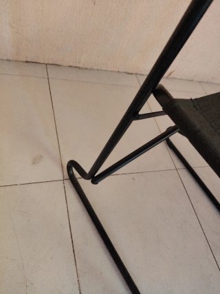 Sillón de Director Plegable Negro