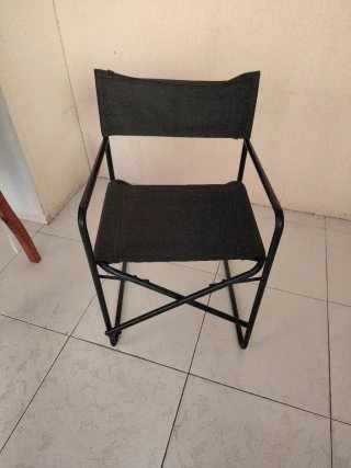 Sillón de Director Plegable Negro