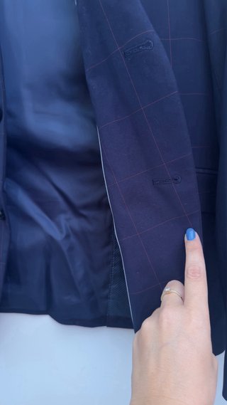 Traje de hombre azul talla 48 (para una M y una 42
