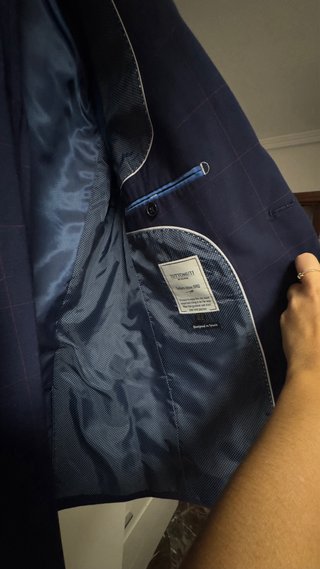 Traje de hombre azul talla 48 (para una M y una 42