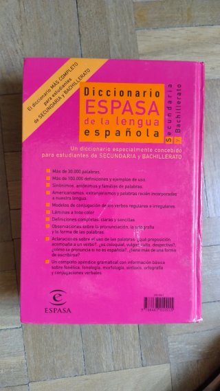 Diccionario Espasa lengua española secundaria