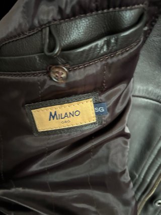 Chaquetón Piel Hombre Milano. Ver medidas.