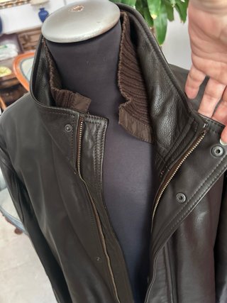 Chaquetón Piel Hombre Milano. Ver medidas.