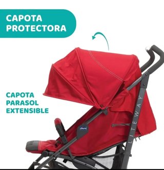 Carro de bebé Chicco rojo