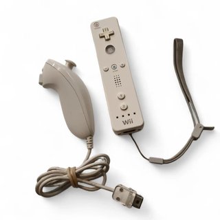 CONSOLA NINTENDO WII + MANDO, NUNCHUK SENSOR Y CABLES