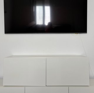 Cajonera Blanca Minimalista o cajonera para tv