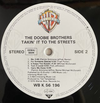 Vinilo The Doobie Brothers 1976 Takin' It to the S