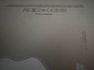 MacBook Air 11 pulgadas (sin cargador)