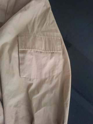 Chaqueta Zara tipo bomber beige T.13-14( 164cm)