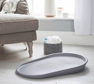 Cambiador bebé Shnuggle gris