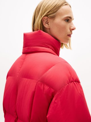 Abrigo Plumón Alaska Tommy Jeans Rojo T.M
