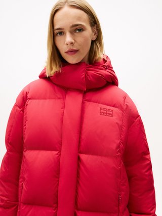 Abrigo Plumón Alaska Tommy Jeans Rojo T.M