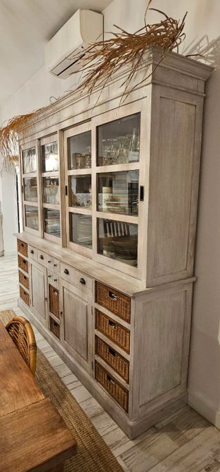 Conjunto comedor teca natural