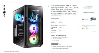 PC Gaming Acer Predator Orion 5000