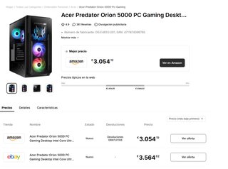 PC Gaming Acer Predator Orion 5000
