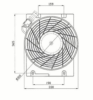 Ventilador OPEL Astra G 1.7 TD / 2.0 DTI / 2.2 DTI