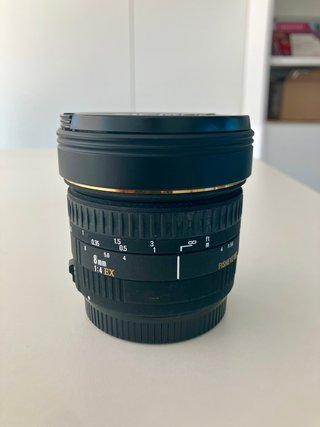 Objetivo Sigma 8mm f/4 EX Fisheye (Canon)