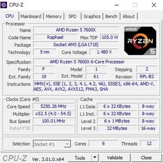 PC Gaming RTX 3060 12GB Ryzen 5 7600X 32GB DDR5