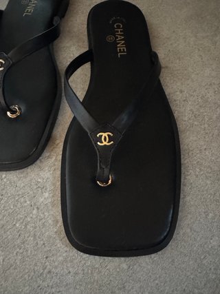 Sandalias Chanel Negras Talla 40