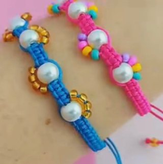 Pulseras de Hilo Artesanales diferentes modelos