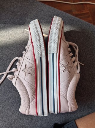 Zapatillas Converse One Star Piel Rosa Talla 38