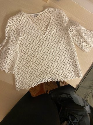 Blusa Pedro del Hierro Blanca Talla M