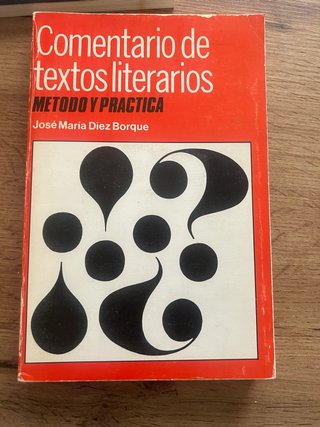 Comentario de textos literarios