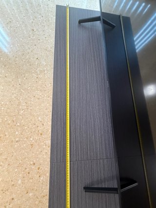 Mueble de Salón Gris y Naranja