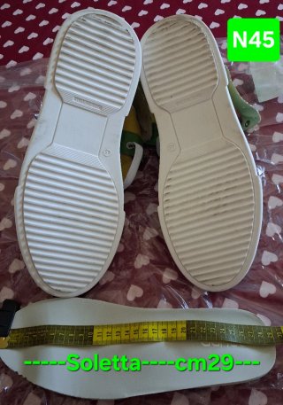Sneakers Drudd Italia n45 Giallo e Verde