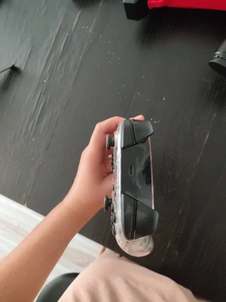 Mando Nintendo Switch Transparente( tiene luces)