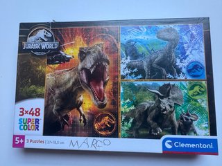 Puzzle Clementoni Jurassic World 3x48