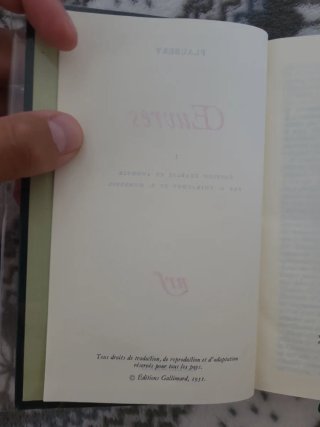 Flaubert Oeuvres I Pleiade