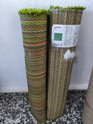 Alfombras (2) IKEA Hampen Verde 80x80 cm