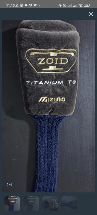 3x Fundas de golfe: Callaway, Taylormade, Mizuno