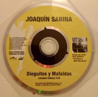 CD PROMO Joaquín Sabina - Dieguitos y Mafaldas