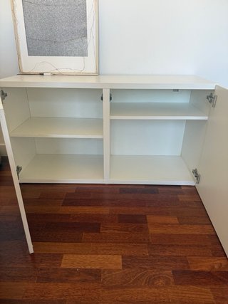 Mueble auxiliar blanco madera