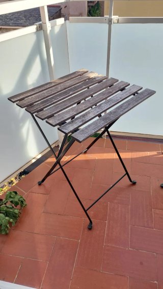 Mesa y 2 Sillas Plegables Balcón Ikea