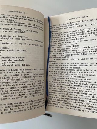 Libro: El Collar de la Reina - A. Dumas (1970)