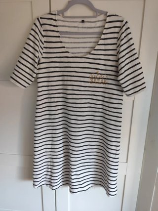 Vestido Rayas Aire Retro Talla L