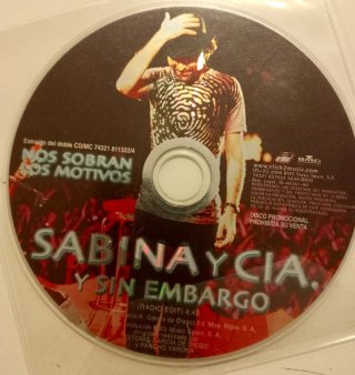 CD PROMO Sabina y Cia - Nos Sobran Los Motivos